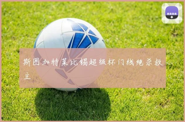 斯图加特莱比锡超级杯门线绝杀救主