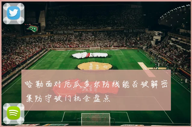 哈勒面对厄瓜多尔防线能否破解密集防守破门机会盘点